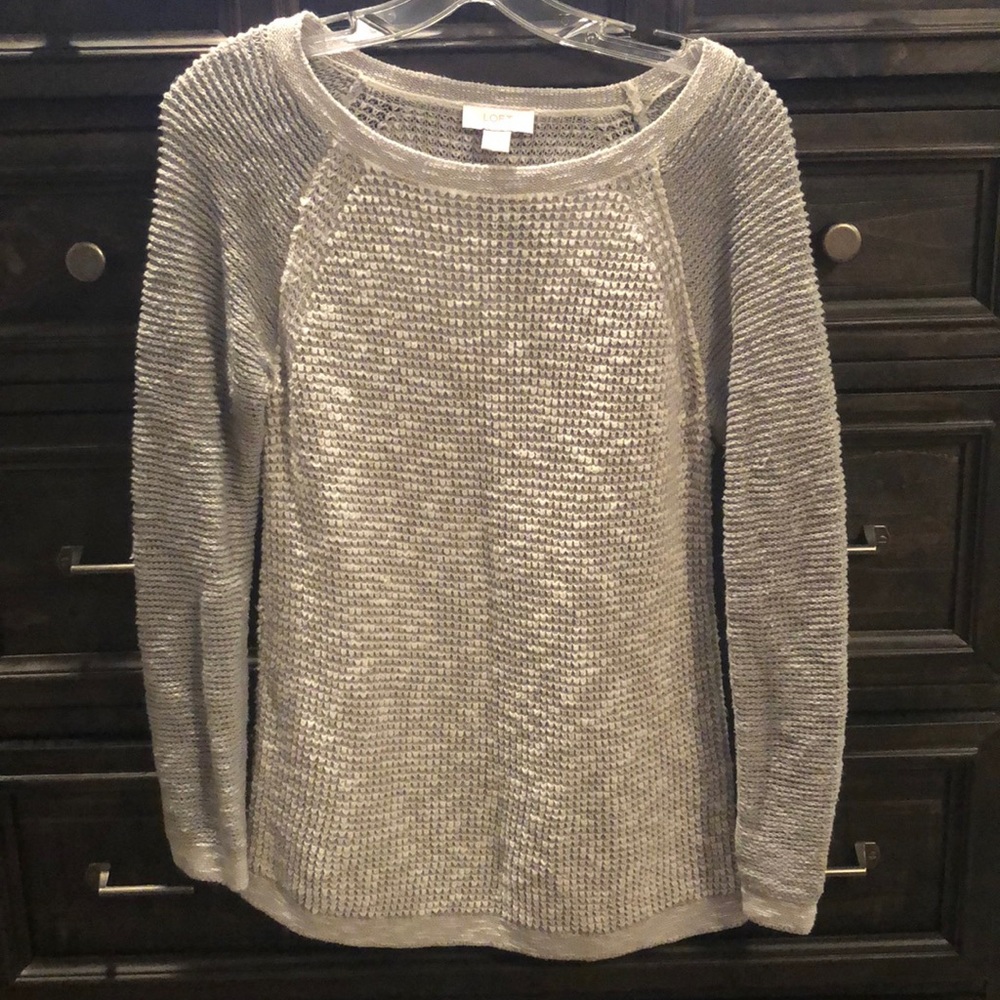 Color block sweater
